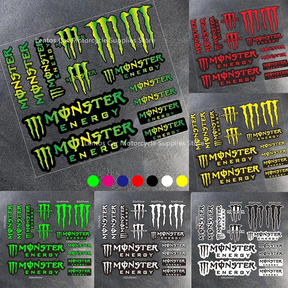 

Motorcycle Side Strip Monster and Claw Sticker Car Vinyl Decal All Motorcycle Sticker Reflective Stickers Car Decoration