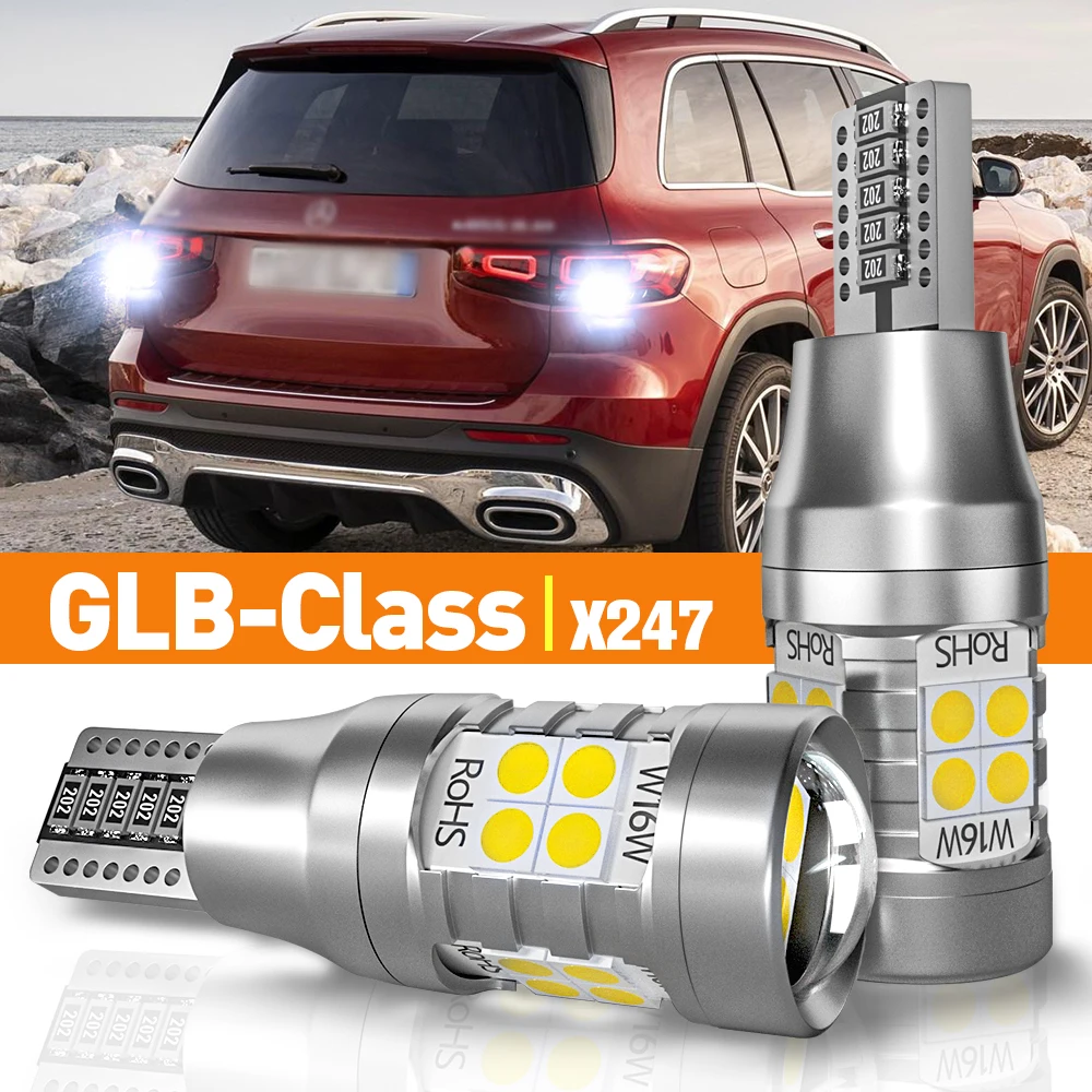 Lumière de barrage LED pour Mercedes Benz, accessoires de lampe Canbus, classe GLB, X247, 2019, 2020, 2021, 2 pièces