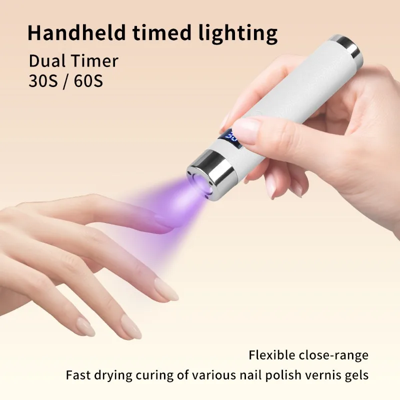 ABKW-Mini tragbare UV-Nagellampe, AI Smart Sensor Handnageltrockner – Smart Sensing UV-Handnagellampe