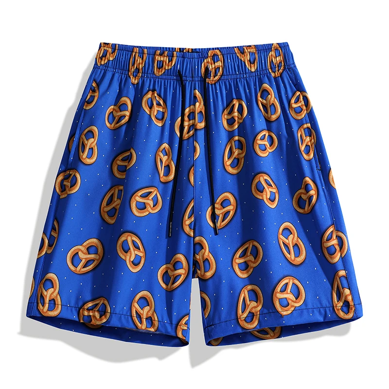 

Men's Board Shorts Swim Trunks Drawstring Print Graphics Quick Dry Casual Holiday Vacation Hawaiian Loose Leisure Shorts Men