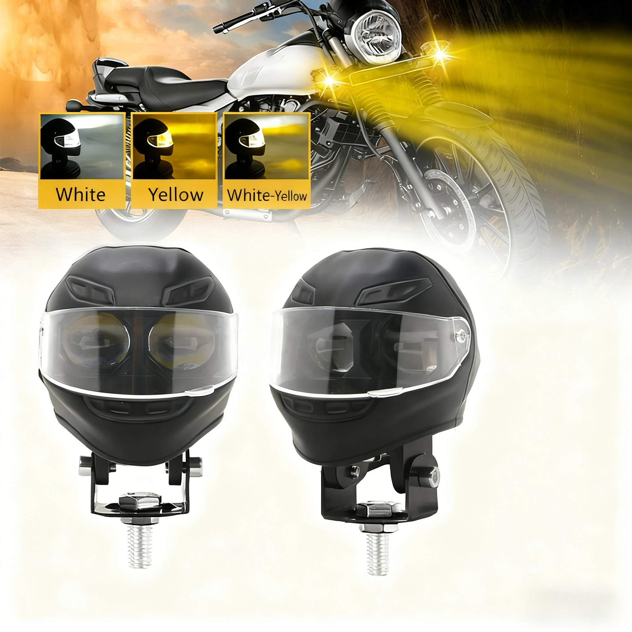 

12 В-80 В мотоциклетные светодиодные фары высокой яркости IP67 быстрые водонепроницаемые рассеивание тепла алюминиевые автомобили электрический корпус стробоскоп