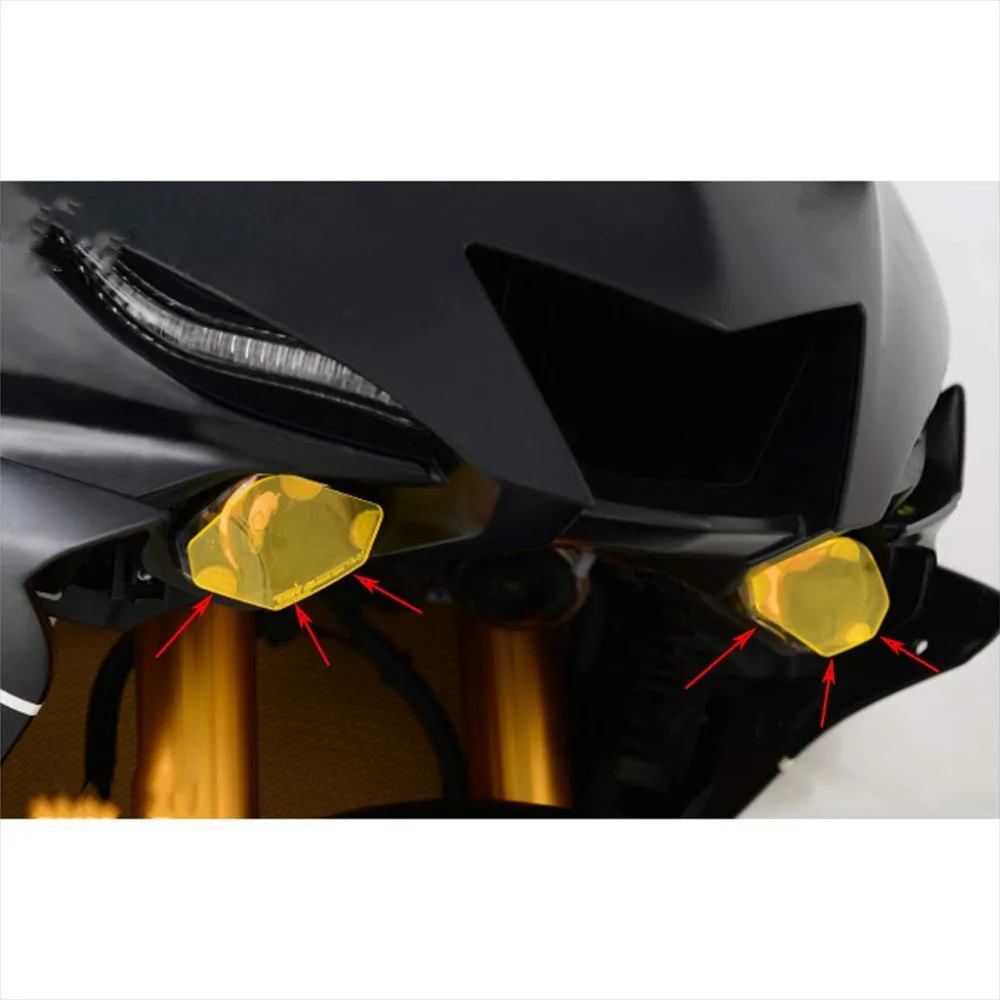 

Shield Screen Lens Headlight Protector Cover for YAMAHA MT-10 FZ-10 YZF R1 ZF R6