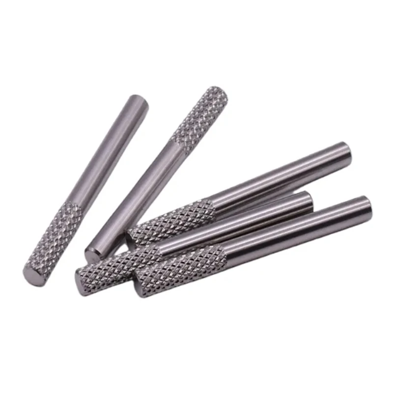 cnc machining stainless steel dowel pins diamond knurled dowel pin custom cnc turning machining parts