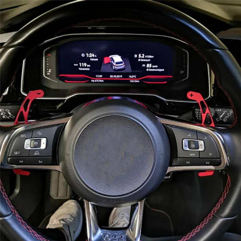 

A64P-Car Steering Wheel Shift Paddles Shift Extender Interior Accessories For VW Golf 7 GTI R GTD GTE MK7