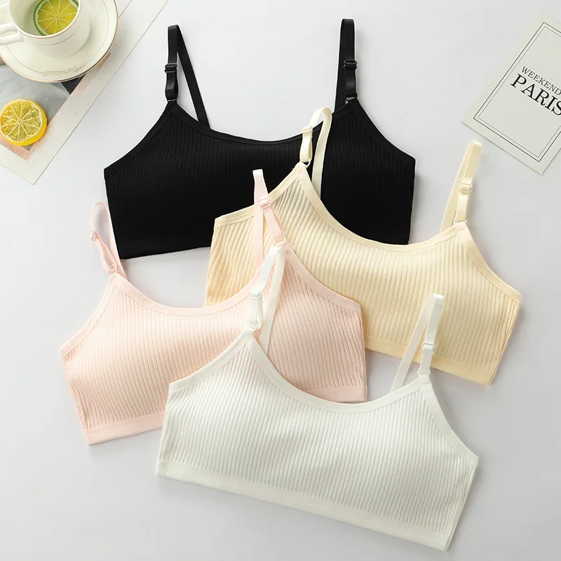 Developmental Small Undershirt Female Student Teenage Girl Underwear Big Kid 9-12 Girl Junior High School Bra Bra Underwear