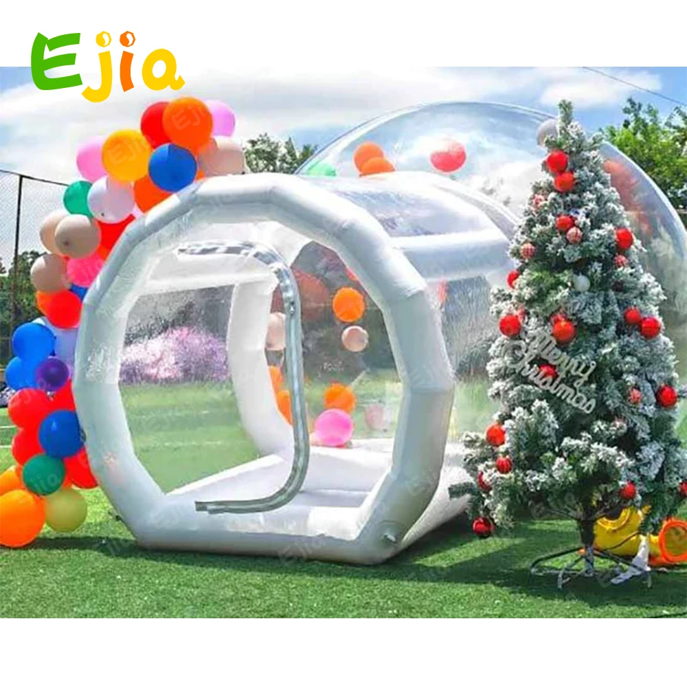 Inflatable Bubble House 10FT Pink Bubble Tent with Blower & Air Pump, Balloon Bubble House For Kids Birthday Party Adults Rental