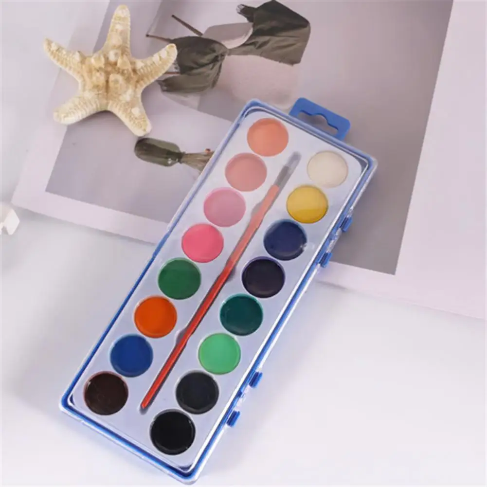 수채화 워크북 초보자 친화적인 색칠하기 책 미술 공예 그림 용품 어린이를위한 수채화 책 성인 그림 선물