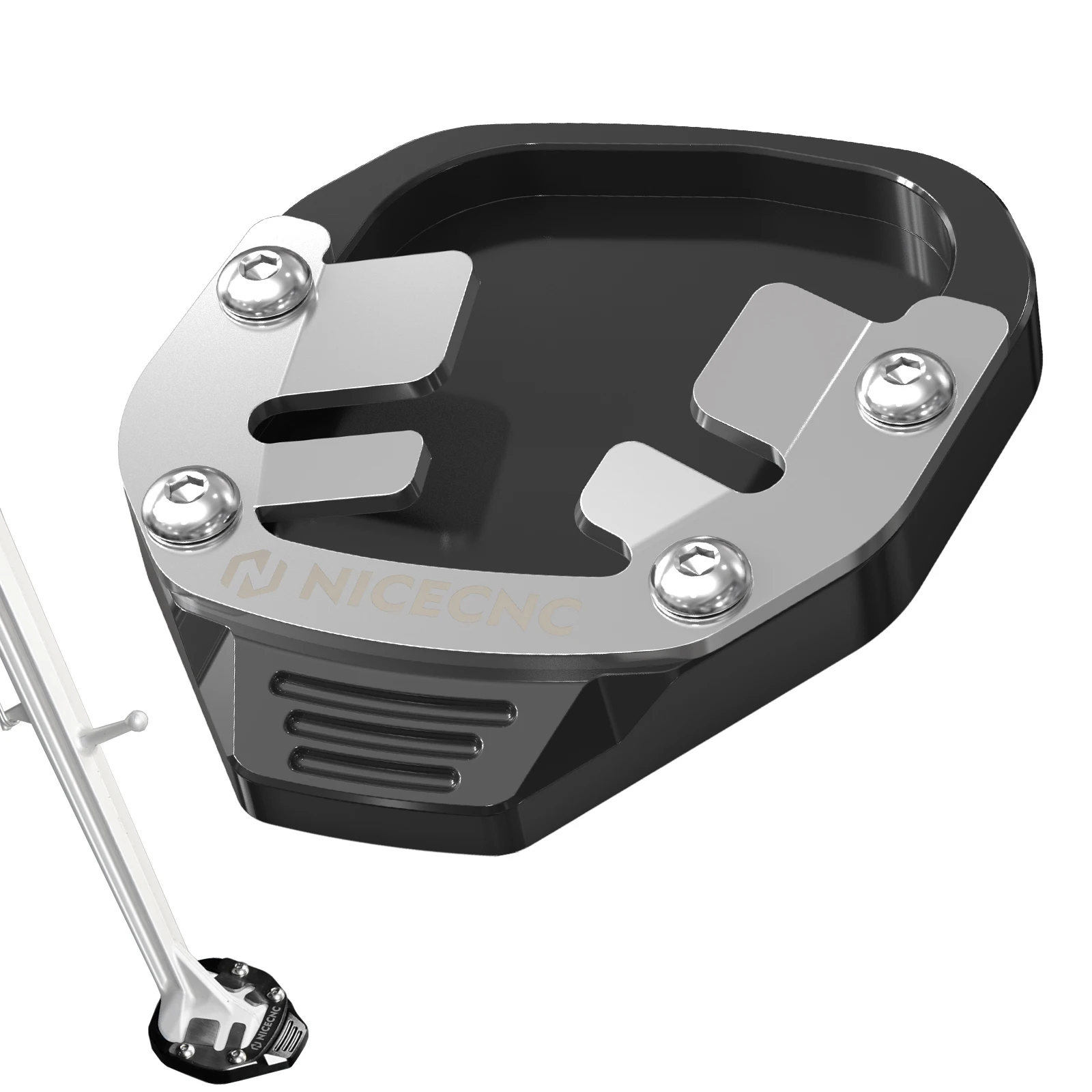 

For 2019-2024 Yamaha Tenere 700/Rally Edition Kickstand Plate Motorcycle Foot Stand Extension Pad for Yamaha Tenere 700 WR 22-23