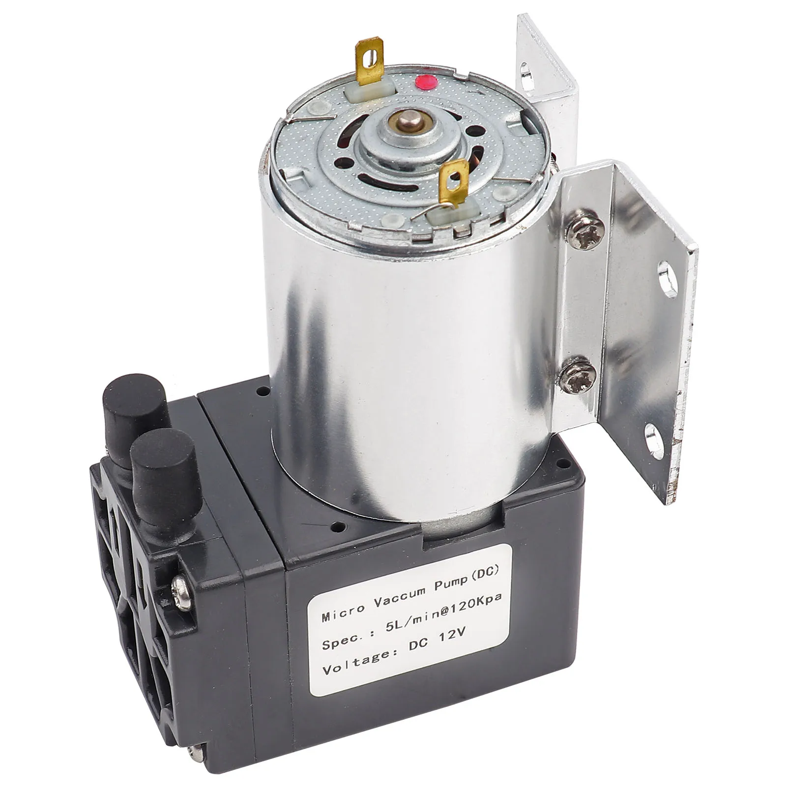 Vacuümpomp Negatieve Druk Zuigpomp Dc 12V 5l/Min 120kpa Mini Vacuümpomp Negatieve Druk Zuigpomp Pompen Met Houder