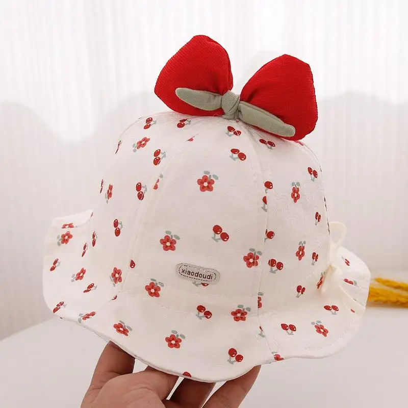 

Baby Girl's Spring Autumn Thin Fisherman Hat Sun Protection Hat Cute Fashionable Child's Hat Travel Cap without Brim
