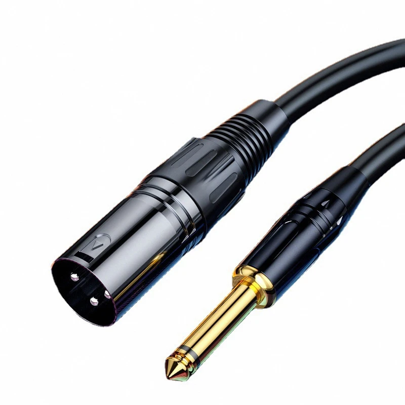 Cable de Audio hembra de 6,5mm a XLR, Cable de Audio de altavoz mezclador de micrófono equilibrado XLR de dos núcleos grandes de 6,35 1m 2m 3m