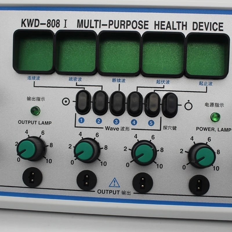 6 Channel Electric Acupuncture Stimulator Machine Digital Therapy Massager Care Kit