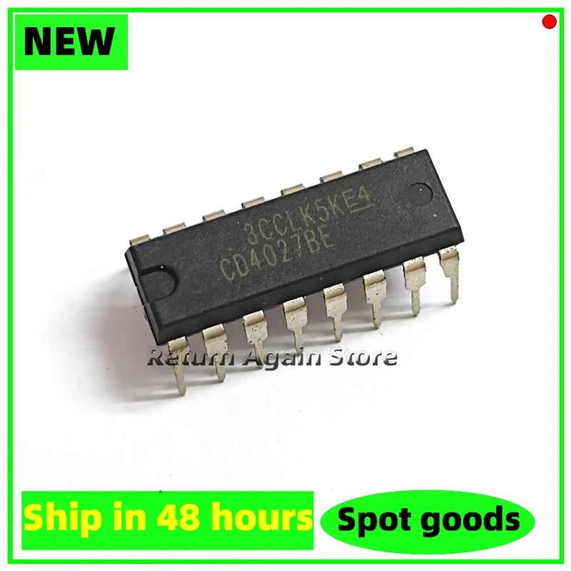 10PCS/LOT CD4027BE 4027 DIP-16 NEW Rriginal HCF/HEF4027