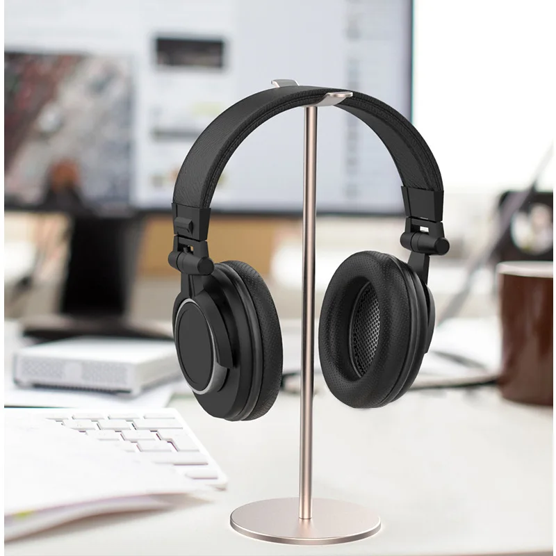 Soporte para auriculares General de Metal moderno, soporte para auriculares para juegos de escritorio Simple multifuncional, soportes para auriculares duraderos universales