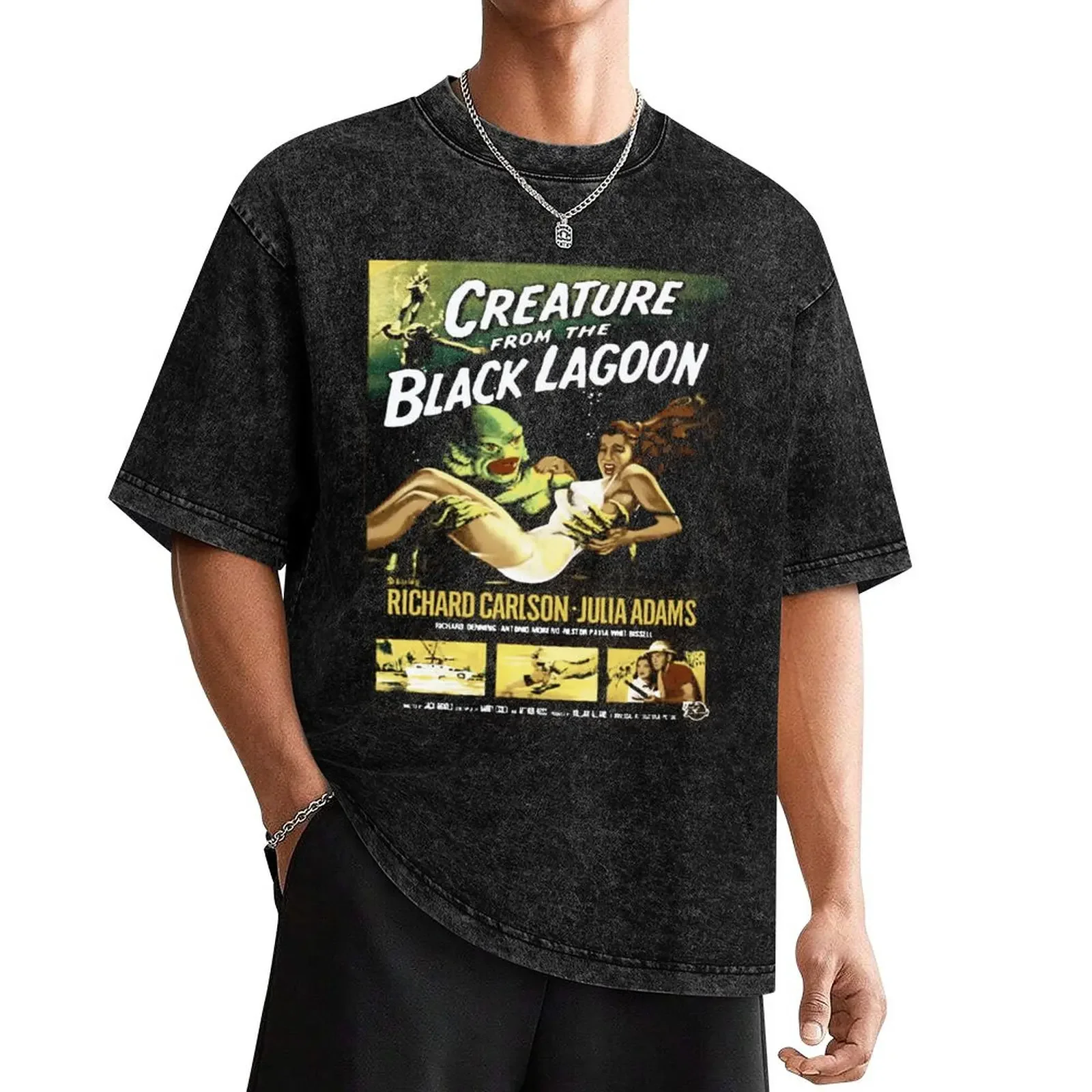 

creature black lagoon T-Shirt graphic shirts summer top mens graphic t-shirts pack