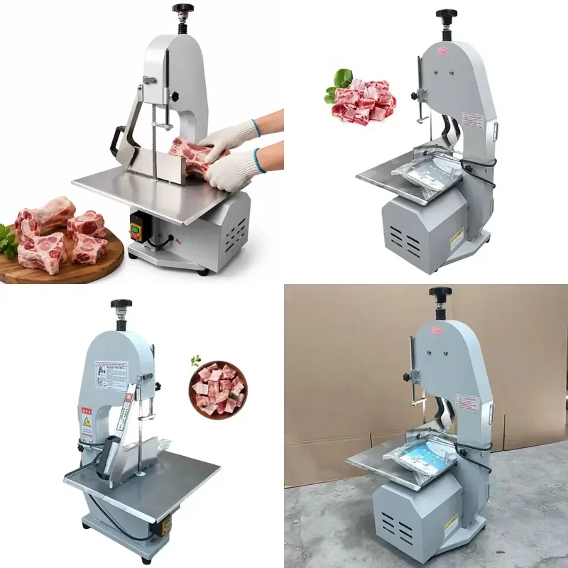 Multifunctional Bone Cutter Commercial Frozen Meat Cutter for Butcher Meat Processing Heavy Duty Electric Meat Saw Machine