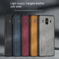 For Huawei Mate 10 ALP L09 L29 Case PU Leather Surface Hard PC Back Cover Shockproof Matte Phone Case for Huawei Mate 10 Mate10