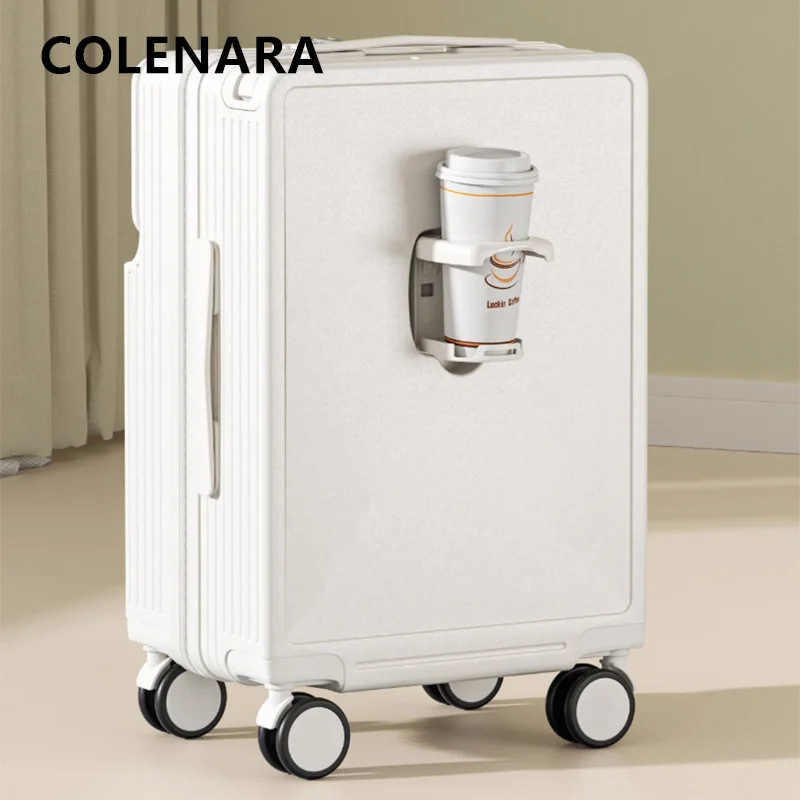 

Чемодан для ноутбука COLENARA с передним отверстием, чехол для посадки, многофункциональный чехол на колесиках с зарядкой через USB, 20 дюймов, 22 дюйма, 24 дюйма, 26 дюймов, чемодан на колесиках