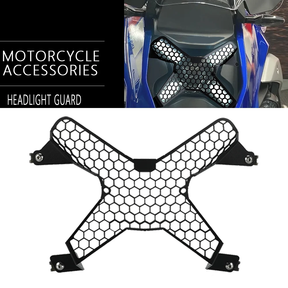 Front Headlight Protector Guard para BMW, Acessórios para Motocicleta, Headlight Grille Guard, BMW R1300GS, R1300 GS Adventure, 2023, 2024, 2025