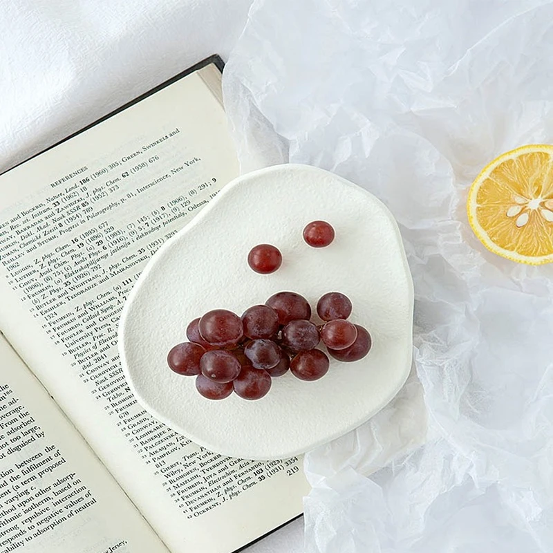 INS gioielli cosmetici Nail Art vassoio portaoggetti irregolare puntelli fotografia puntelli foto piastra