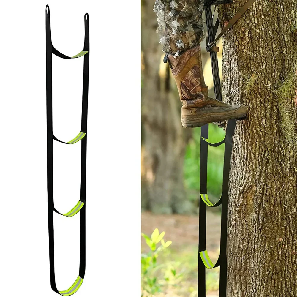 3 Steps Ladder Hunting Climbing Rope Power Ladder Outdoor Tree Climbing Ladder
