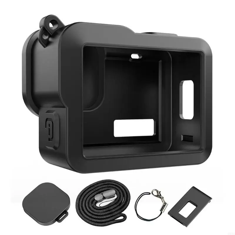 

C63A Silicone Protector Case For Go 4K 2024 For Mountaineering Skiing Camera Shell