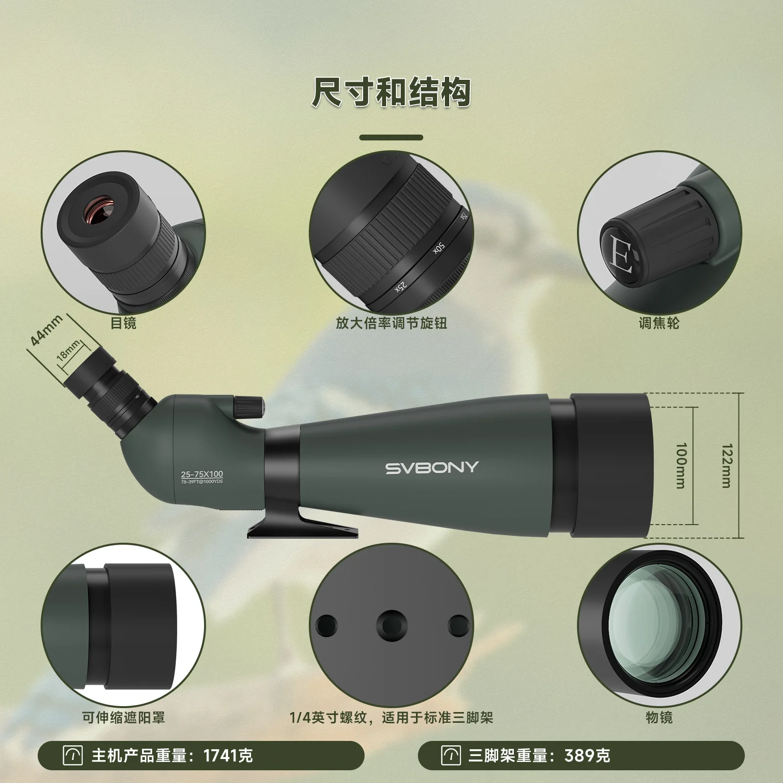 SVBONY monocular birdwatching  - Monocular Night Vision recension och pris