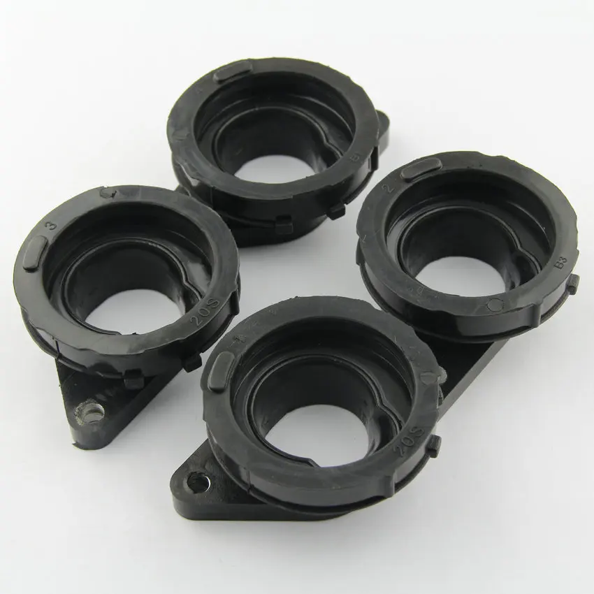 For Yamaha FZ6 FZ6R 2009 2010 2011 2012-2017 20S-13586-00 20S-13596-00 2pcs Motorcycle Carburetor Interface Manifold Intake Glue