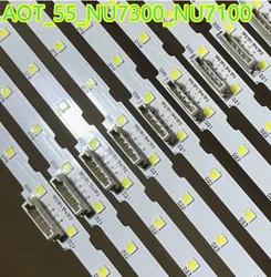 2pcs/lot LED backlight strip For Samsung 55NU7100 UN55RU7100 UE55NU7100 UN55NU7090G UE55NU7023 UE55NU7500 UE55NU7092 UE55NU7090