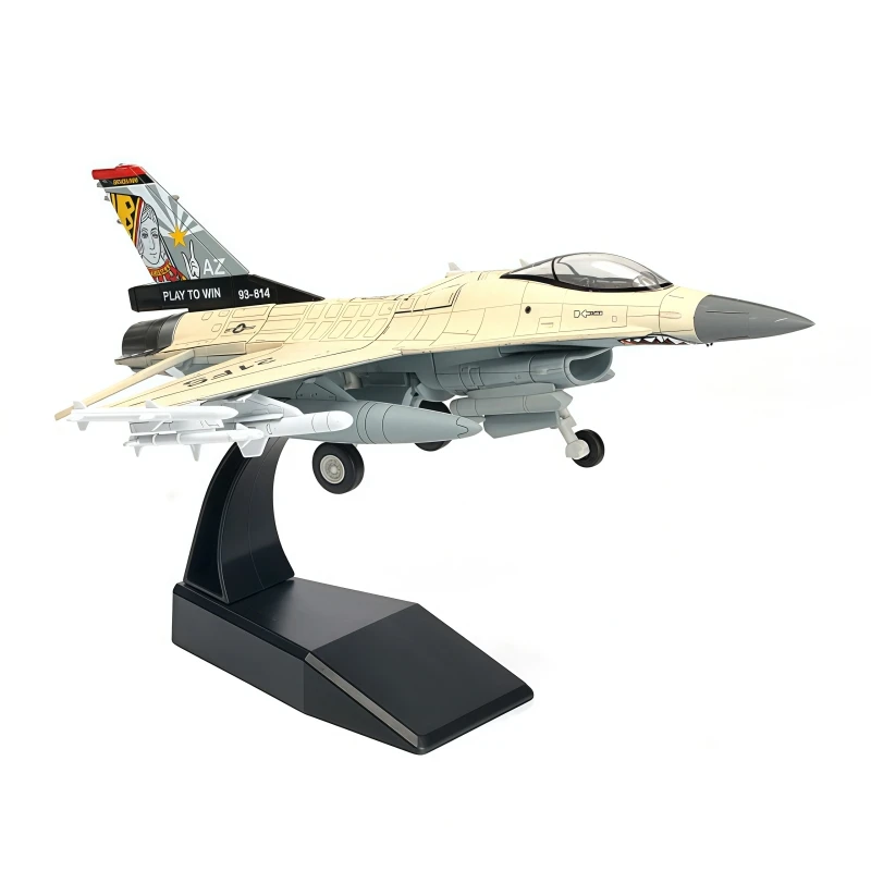 1/72 Creative Military Series F-16 A/B Fighting Falcon Building Blocks Muitl Role Fighter Model DIY Bricks Toys For Xmas Gifts