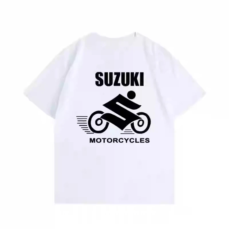 Suzuki Suzuki Bushi Hayabusa Motorcycle Male and Female Cycling Enthusiasts Heavy Motorcycle Cotton Summer Short-sleeved T-shirt