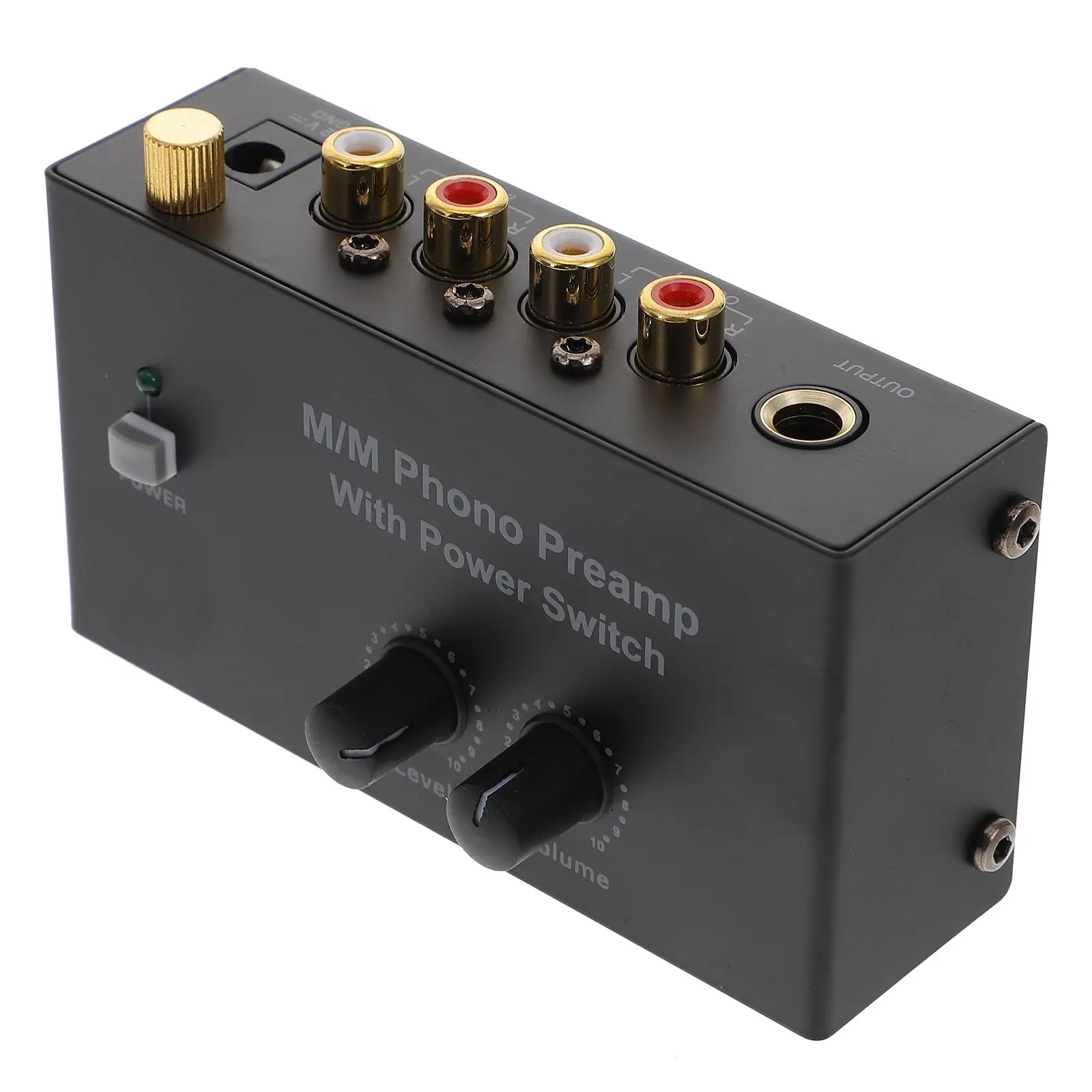 

Preamp for Turntable Home Audio Amplifier Mini Desktop Headphone Amp Low Noise Operation Excellent Sound Quality