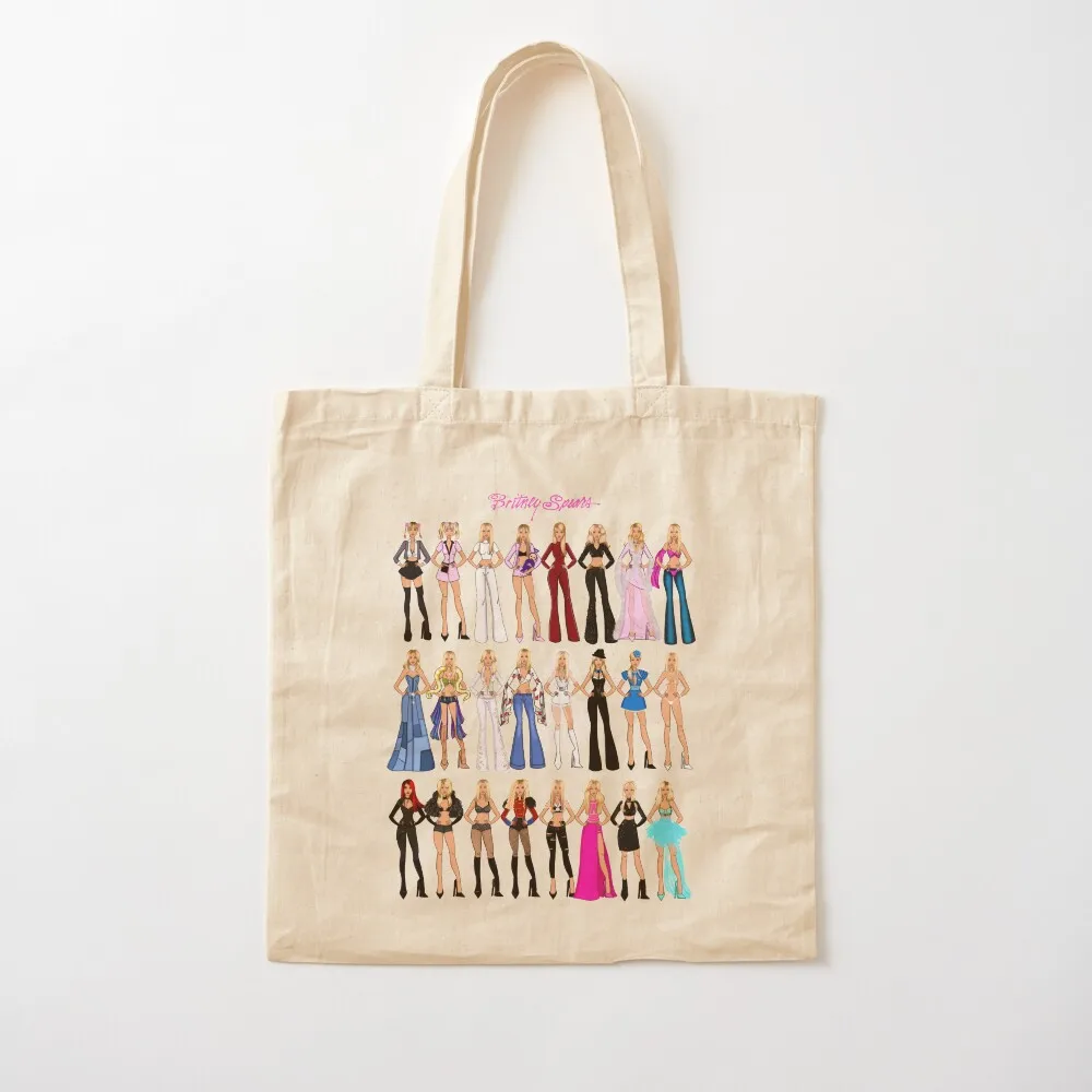 بريتني حمل حقيبة قماش حمل حقيبة المتسوق حقيبة امرأة شخصية حمل المرأة