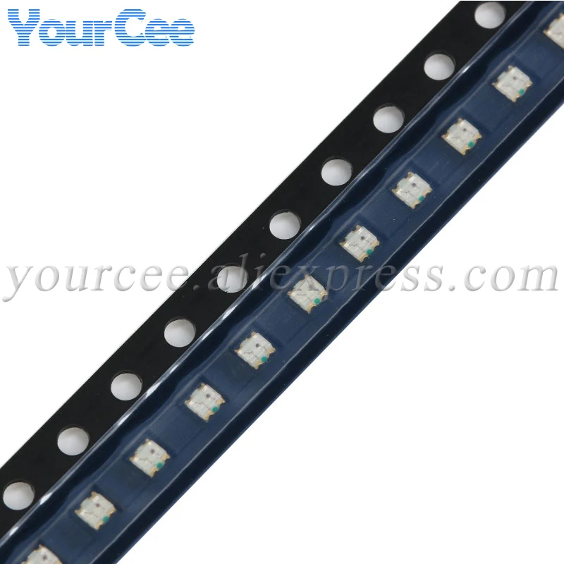 50Pcs 0807 LED SMD Diode Slow Flashing Fast Flashing RGB SMD Led Lamp 0807 RGB Slow Fast Flash Diode Colorful Diodes DIY LED