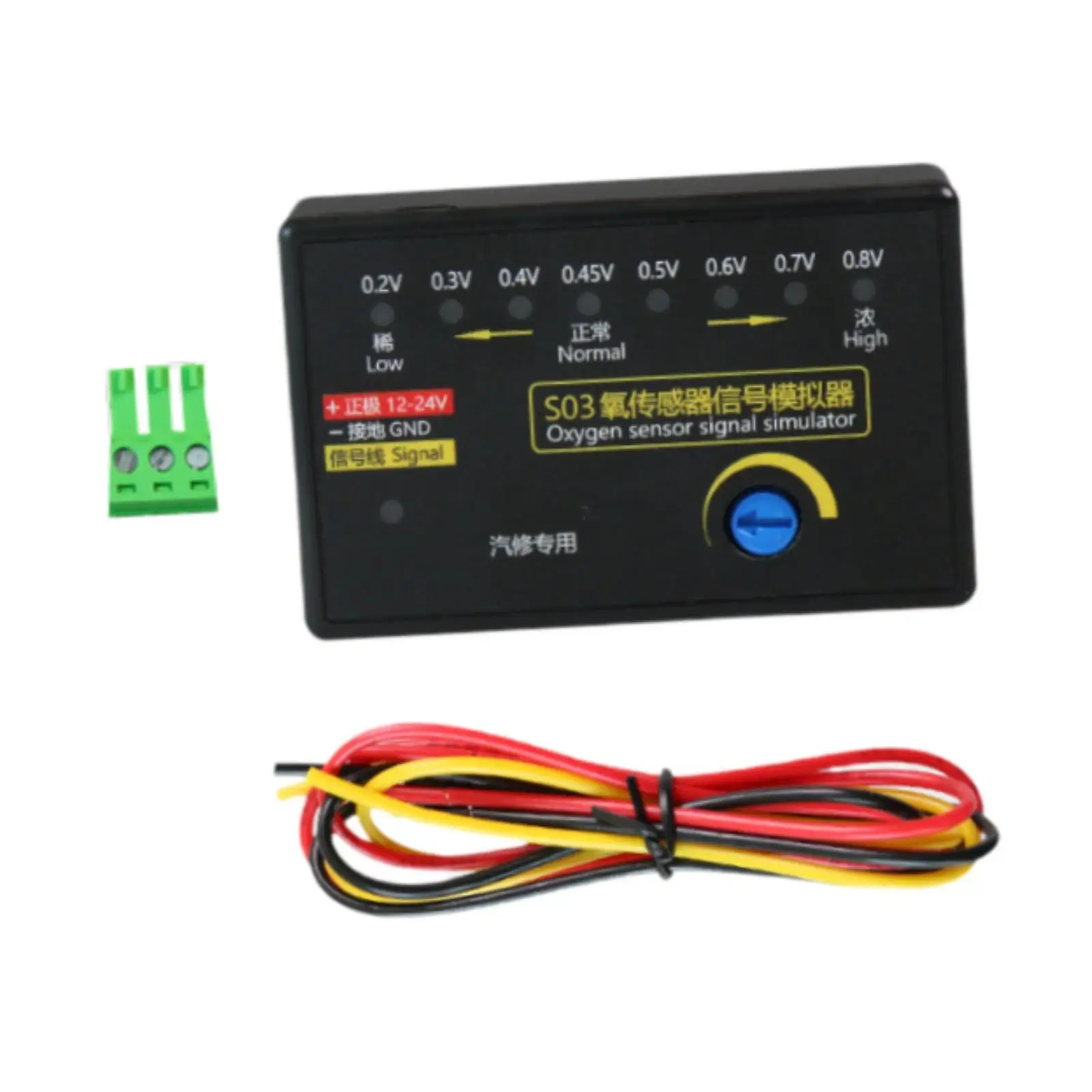 

S03 Oxygen Sensor Signal Simulator O2 Sensor Simulator Practical Four-wire Car Testing Equipment for Home Repair Shop Auto