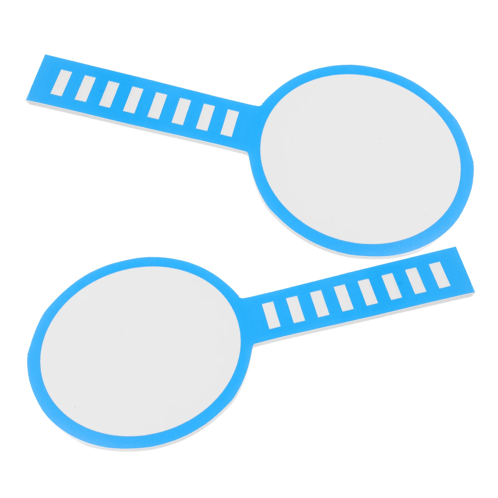 

2Pcs Handheld Reusable Dry Erase Paddle White Board for Classroom Voting Teacher Events Lightweight Event Paddles