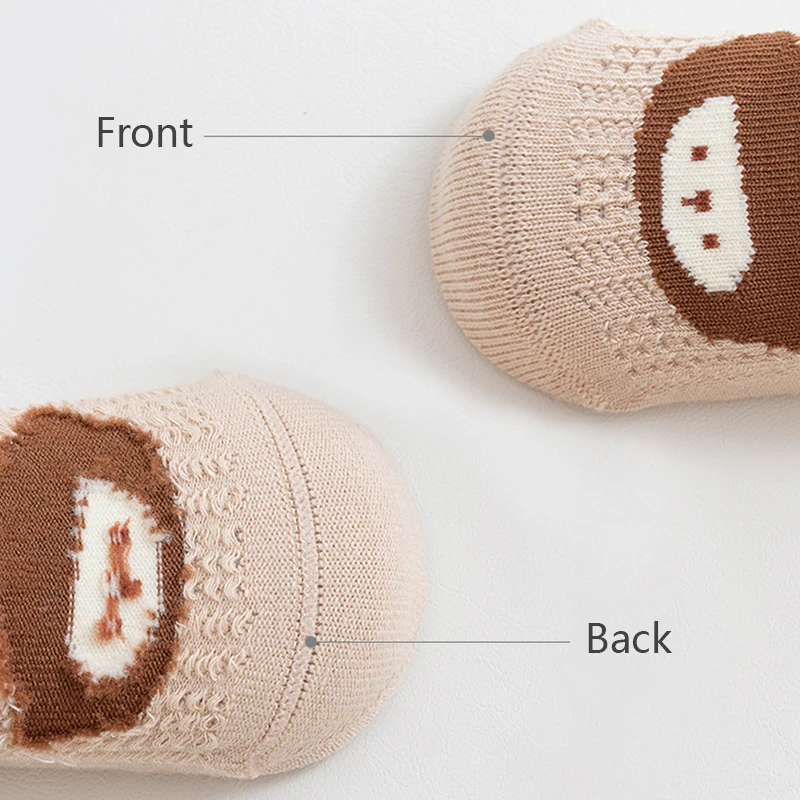 3/5 Pairs Baby Socks Cool Summer Wear Lightweight Baby Boy Socks Nonslip Cotton Socks For Newborns