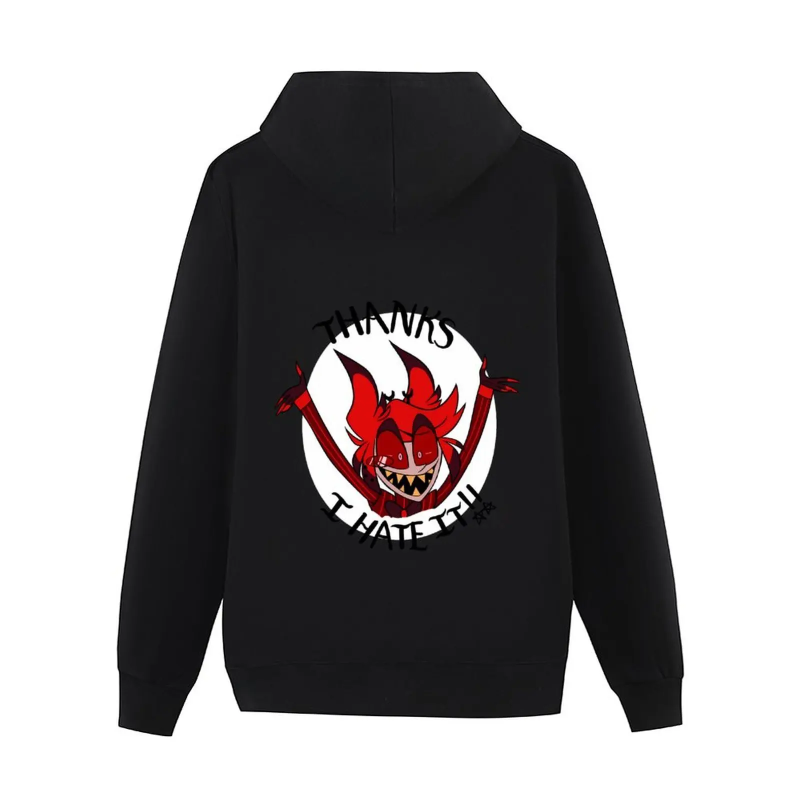 شكرًا لـ Nothing Alastor Hoodie ملابس أنيمي على الطراز الكوري ملابس رجالي ملابس رجالية جديدة في هوديس