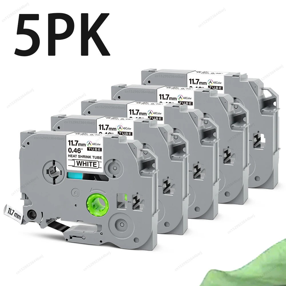 

2/5PK HSe231 Совместимая лента для этикеток Brother P-Touch HSe-231 HSe211 221 241 631 с термоусадочной трубкой для принтера Brother P-touch