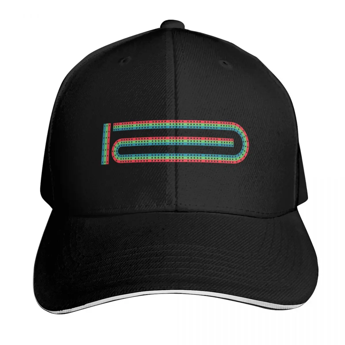 Cribbage Board 3 Track Classic Baseball Cap Unisex for Men Women Outdoor Golf Running Hiking Summer Beach Travel