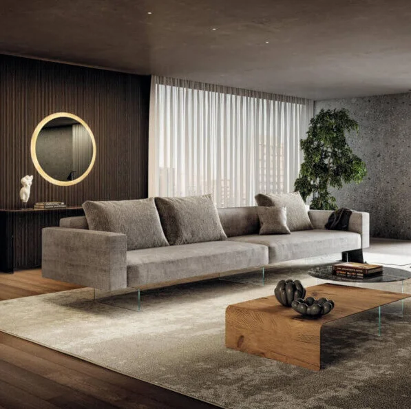 

Customizable High Quality Premium Modern Luxury Sofa Customizable Streamlined Large - Size Living Room Furniture