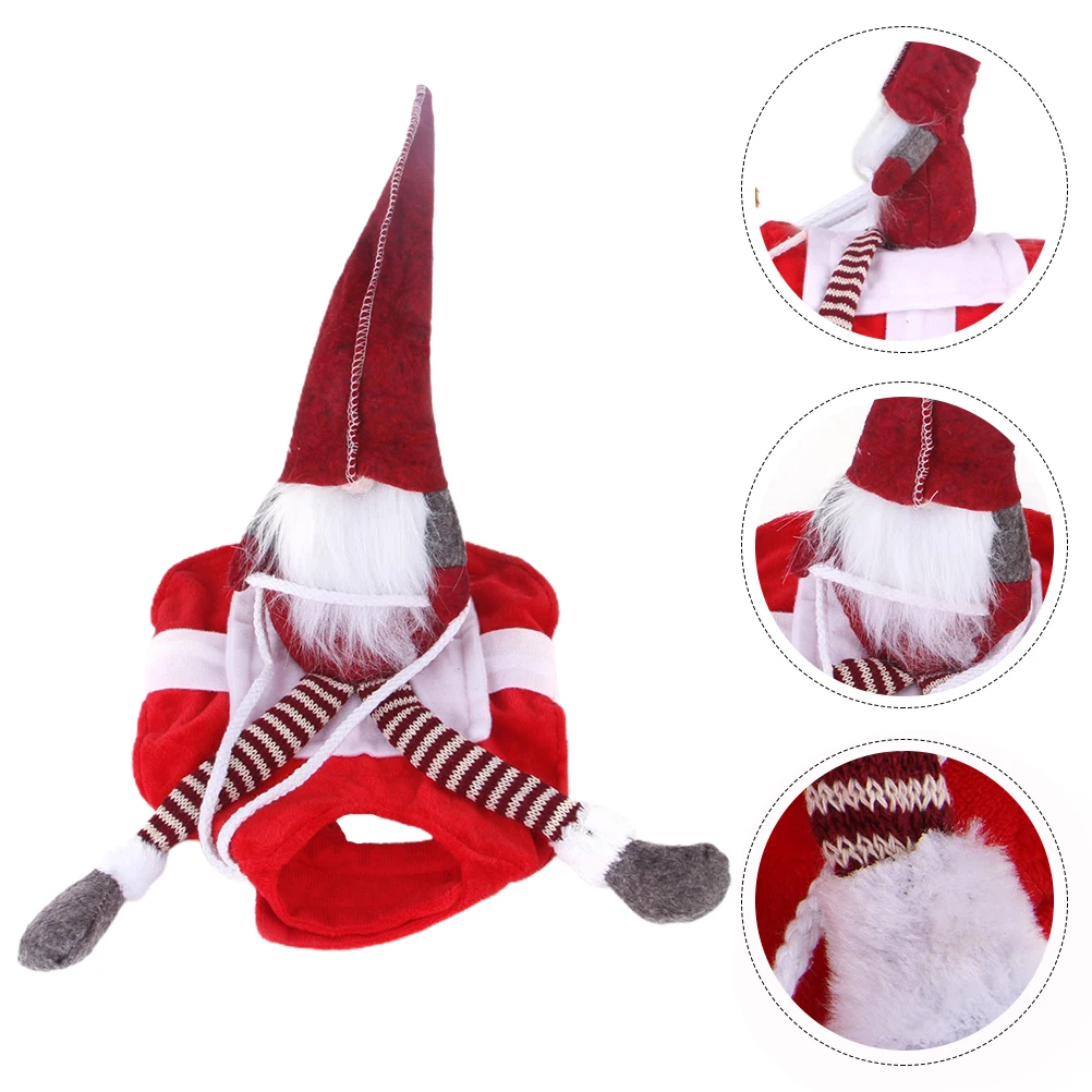 

Christmas Costumes Riding Outfit Pet Clothes Puppy Outfits Dog Winter Red Reindeer