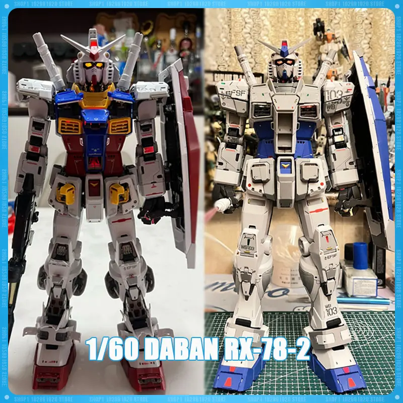 

1/60 DABAN RX-78-2 2.0 PGU PG G3 Color Primary Colour Polarized Color Assembly Model Kit Action Figures Robot Model Gifts