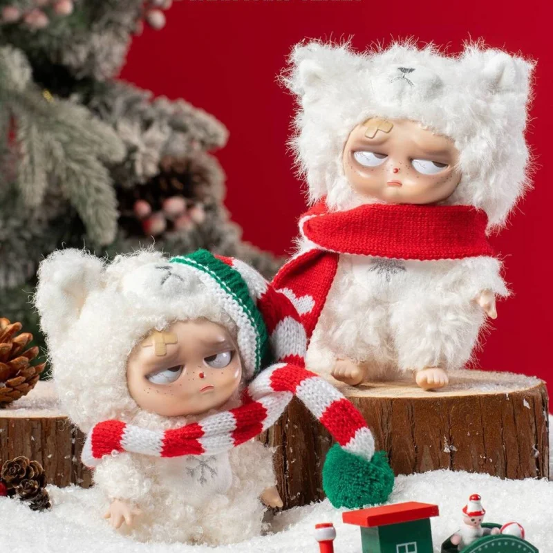 

Новая подлинная рождественская серия Grumpipi, кукла без сна, слепая коробка, сумка, подвеска, игрушка, коллекционная ночная кукла без сна, подарок для детей