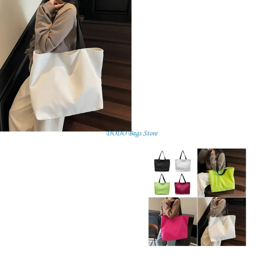 

2025 Trendy Shoulder Bag Handbag With Removable Strap Perfect For Laptop Books Essential Commuting Trip