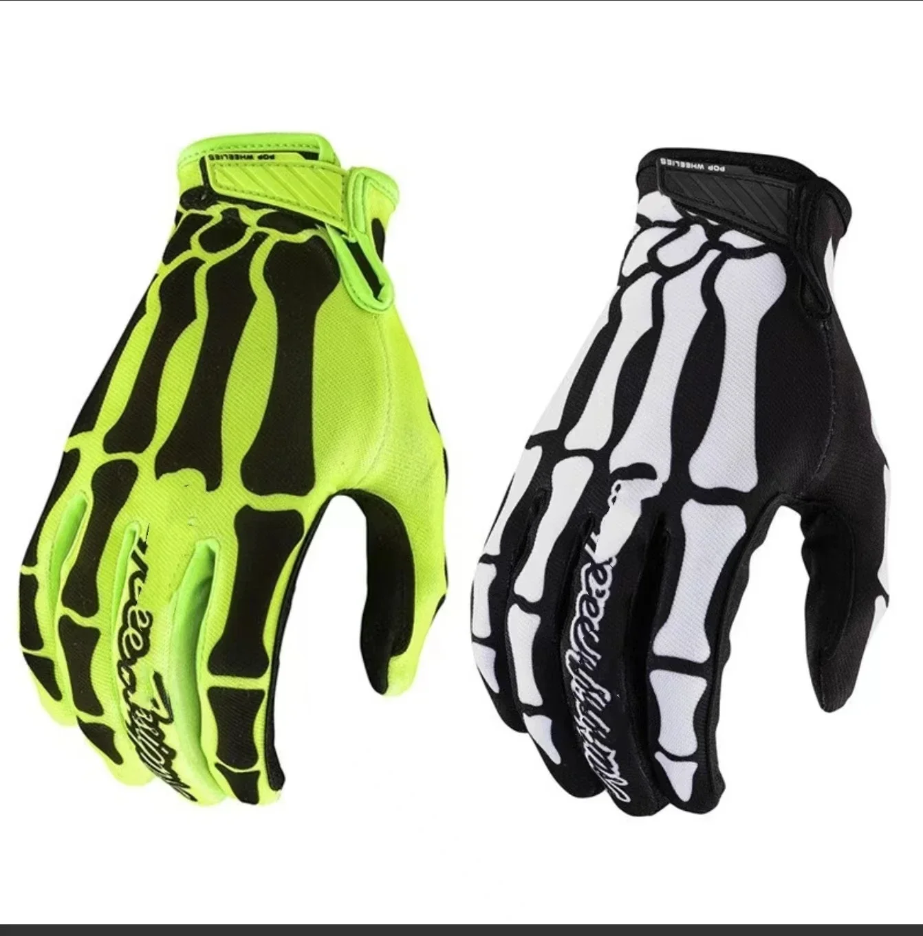 New colourful ghost claw pattern MTB Mountain Bicycle Downhill Gloves Dirt Bike Motorcycle Racing Gloves MX DH Motocross glovesA