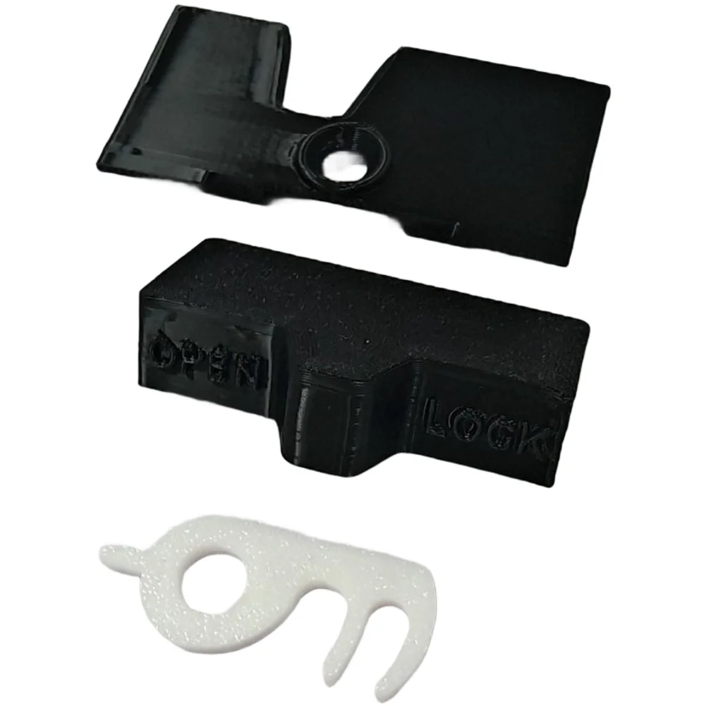 3PCS Secure Replacement Door Lock Set For Dometic Fridge With Door Hook+Lock Plate+Catch Hook For Reliable Usage