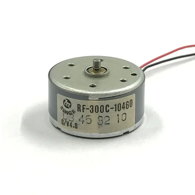 MABUCHI RF-300C-10460 okrągły silnik DC 3V-5V D/V 4.0 4500RPM szybki niski poziom hałasu silnik słoneczny do odtwarzacza CD DVD