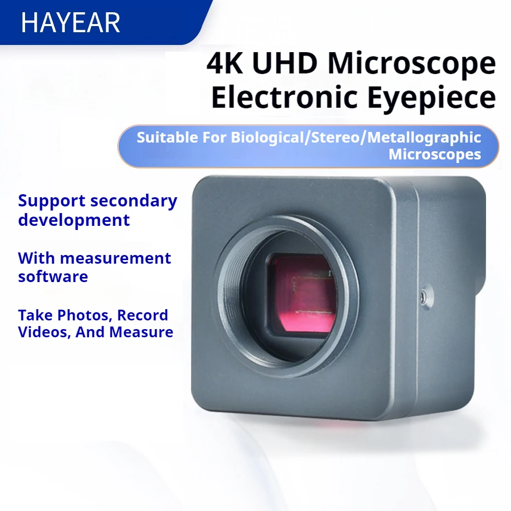 

HY-800C IMX Microscope Camera UVC USB Electronic Digital Microscope Eyepiece 8MP 4K Sony Sensor for Repair PCB Soldering