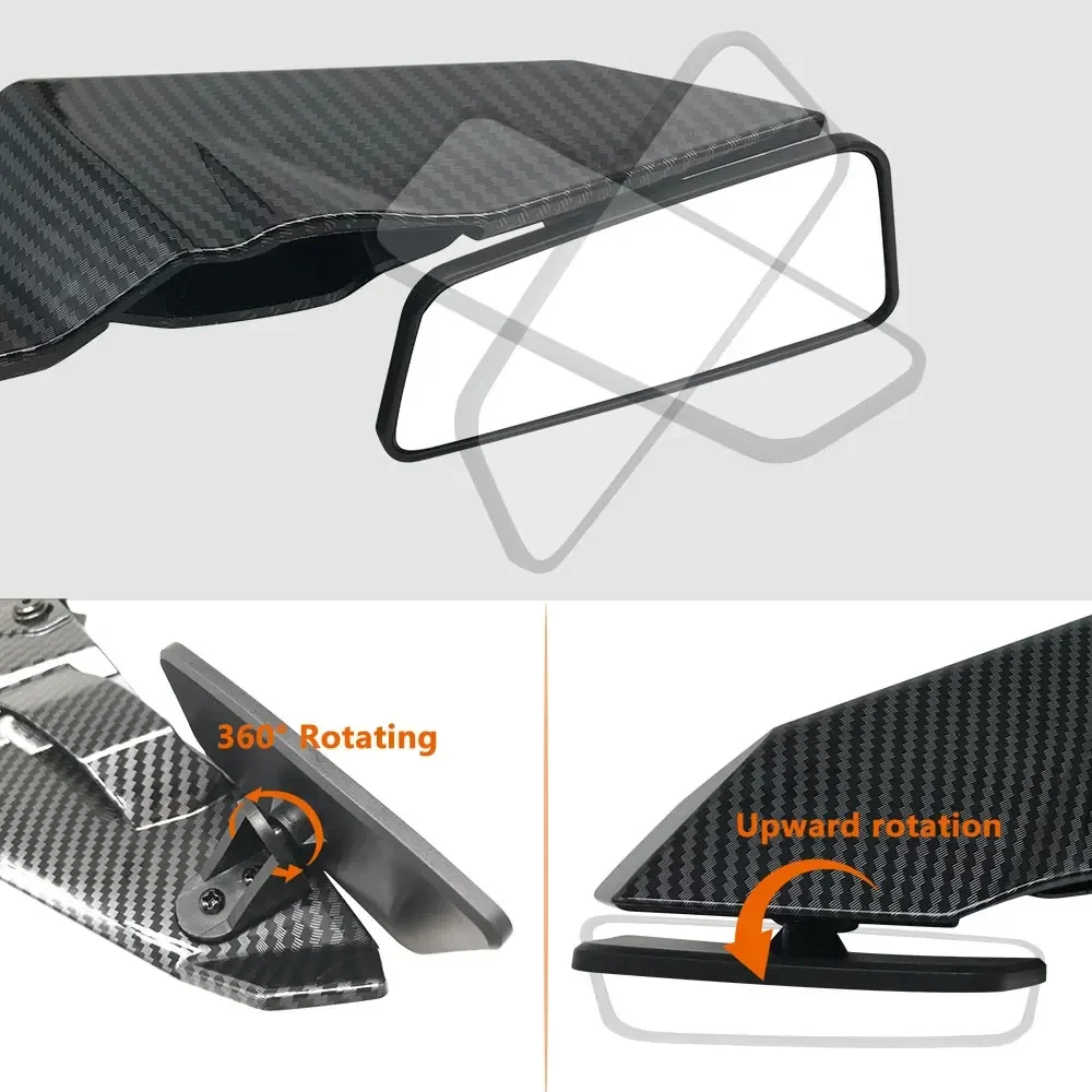 Espejos de parabrisas de motocicleta para Suzuki GSXR GSX-R 150 600 750 1000 GSX-S/F/ABS GSR600 750 espejos laterales de parabrisas